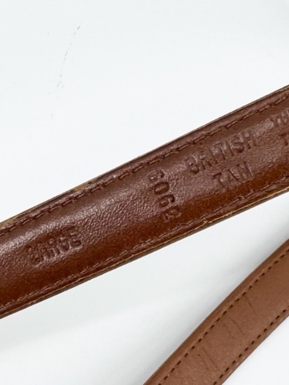 Coach British Tan Genuine Leather Belt - Picture 6 of 7